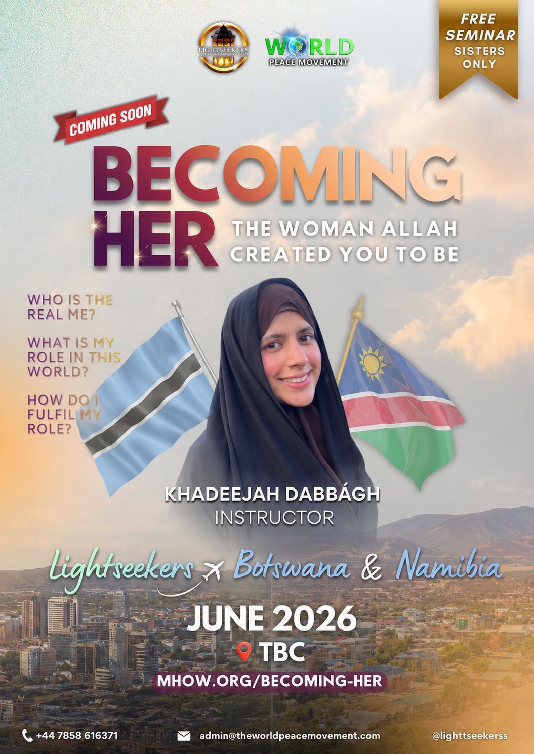 Image representing the event: Becoming Her - The Woman Allah (swt) Created You to Be